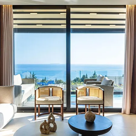 Monkey Luxury Villa, Dhermi - Sea View, Jacuzzi, Free Parking And Villa *