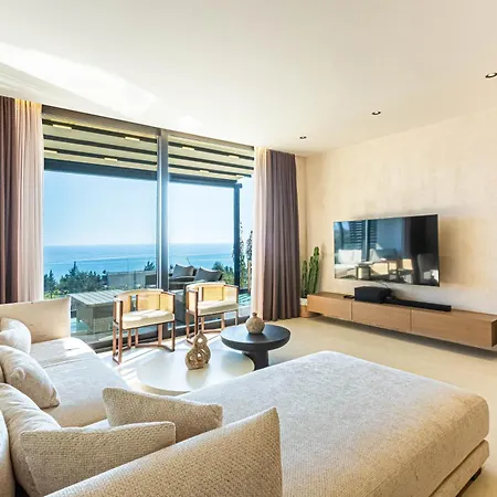 Monkey Luxury Villa, Dhermi - Sea View, Jacuzzi, Free Parking And Villa