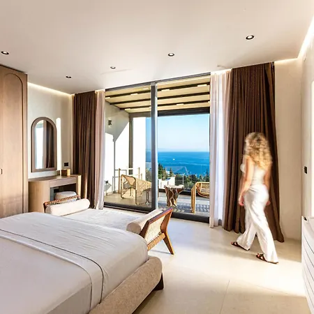 Monkey Luxury Villa, Dhermi - Sea View, Jacuzzi, Free Parking And