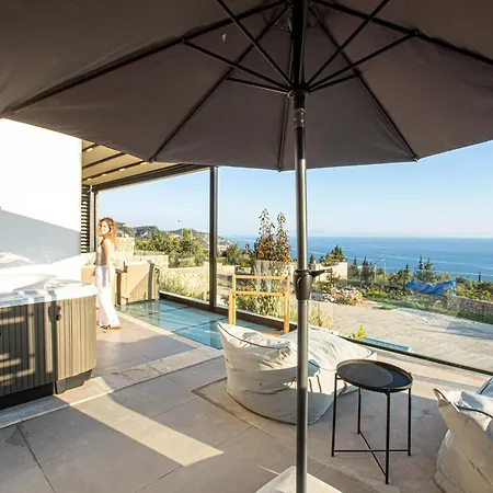 Villa Monkey Luxury Villa, Dhermi - Sea View, Jacuzzi, Free Parking And *