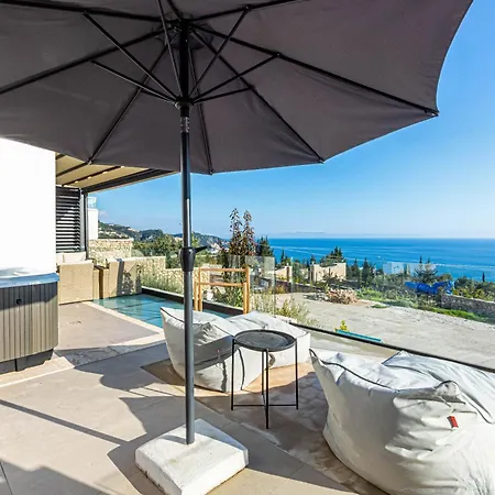 Monkey Luxury Villa, Dhermi - Sea View, Jacuzzi, Free Parking And *